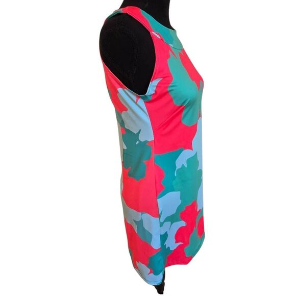 Katherine Way Womens Lightweight Sleeveless Stretch Shift Dress Multicolor XS - Picture 3 of 9